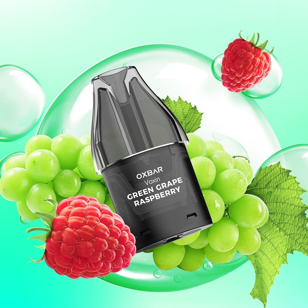 Green Grape Raspberry 20mg - Oxbar Voxin Pods Oxbar Voxin Pods - alle Sorten - mit Nikotin