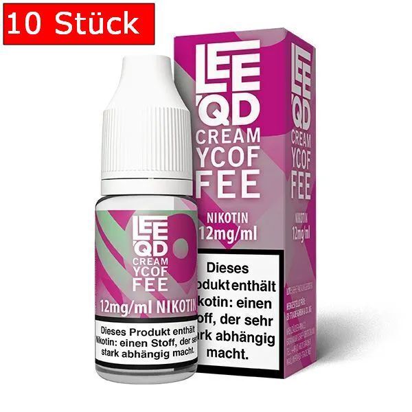 Leeqd Cremiger Kaffee 12mg Liquids - 10 Stück