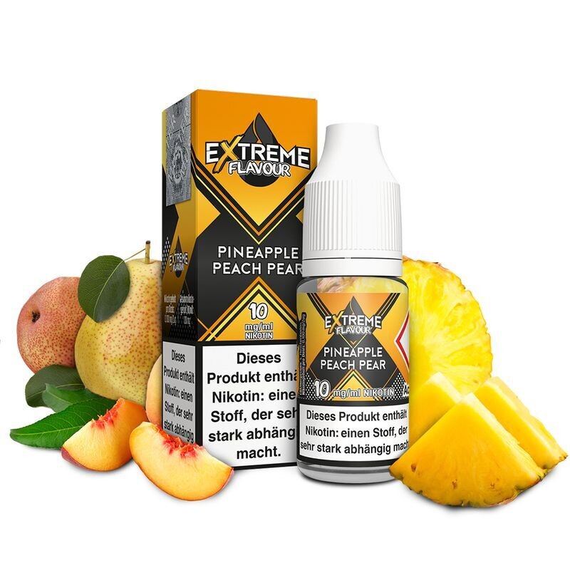 Liquid Pineapple Peach Pear mit 10mg Nikotin von Extreme Flavour