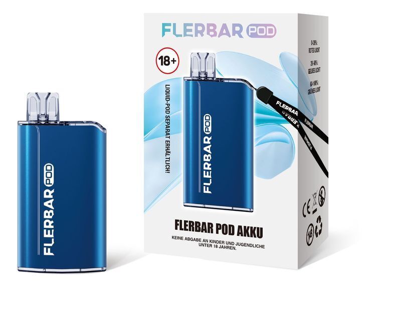 Flerbar Pod Akku Blau Prefilled Pod Kit