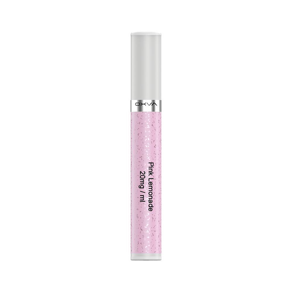 Oxva Slimstick Pods Pink Lemonade - 20mg Nikotinsalz Oxva Slimstick Pods in Pink Lemonade 20mg Design, schlanke Form mit hellrosa Oberfläche und dezenter Textur, Beschriftung in Schwarz sichtbar