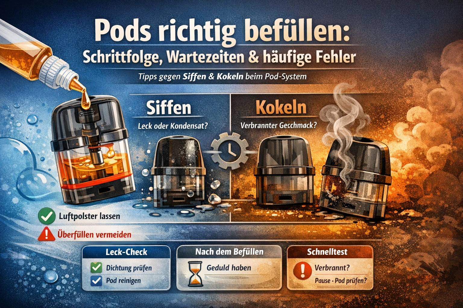 Pods richtig befllen | Schritt fr Schritt & Fehler vermeiden Pods richtig befllen | Schritt fr Schritt & Fehler vermeiden