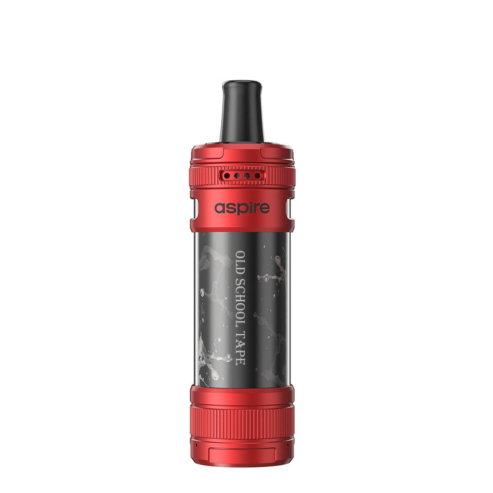Rotes Aspire Magnum Nano Gerät mit schwarzer Mitte, darauf "Old School Tape" in weißen Buchstaben.