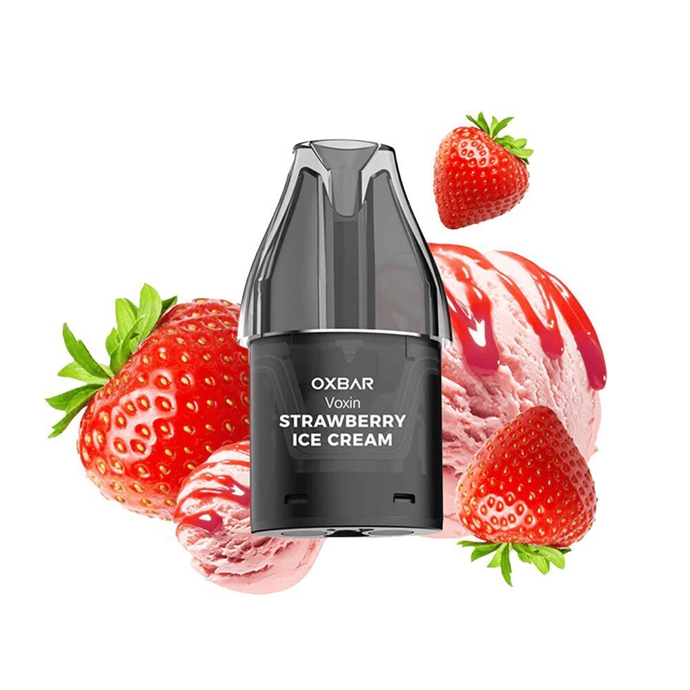 Strawberry Ice Cream 20mg Einweg Pod Voxin von Oxbar