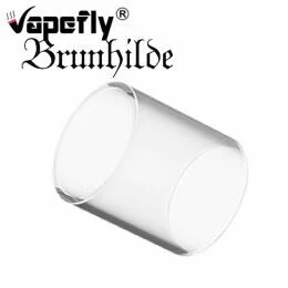 Vapefly Brunhilde Ersatzglas 8ml Vapefly Brunhilde Ersatzglas 8ml, transparentes Glaszubehör, zylindrische Form, Markenname sichtbar oben links.