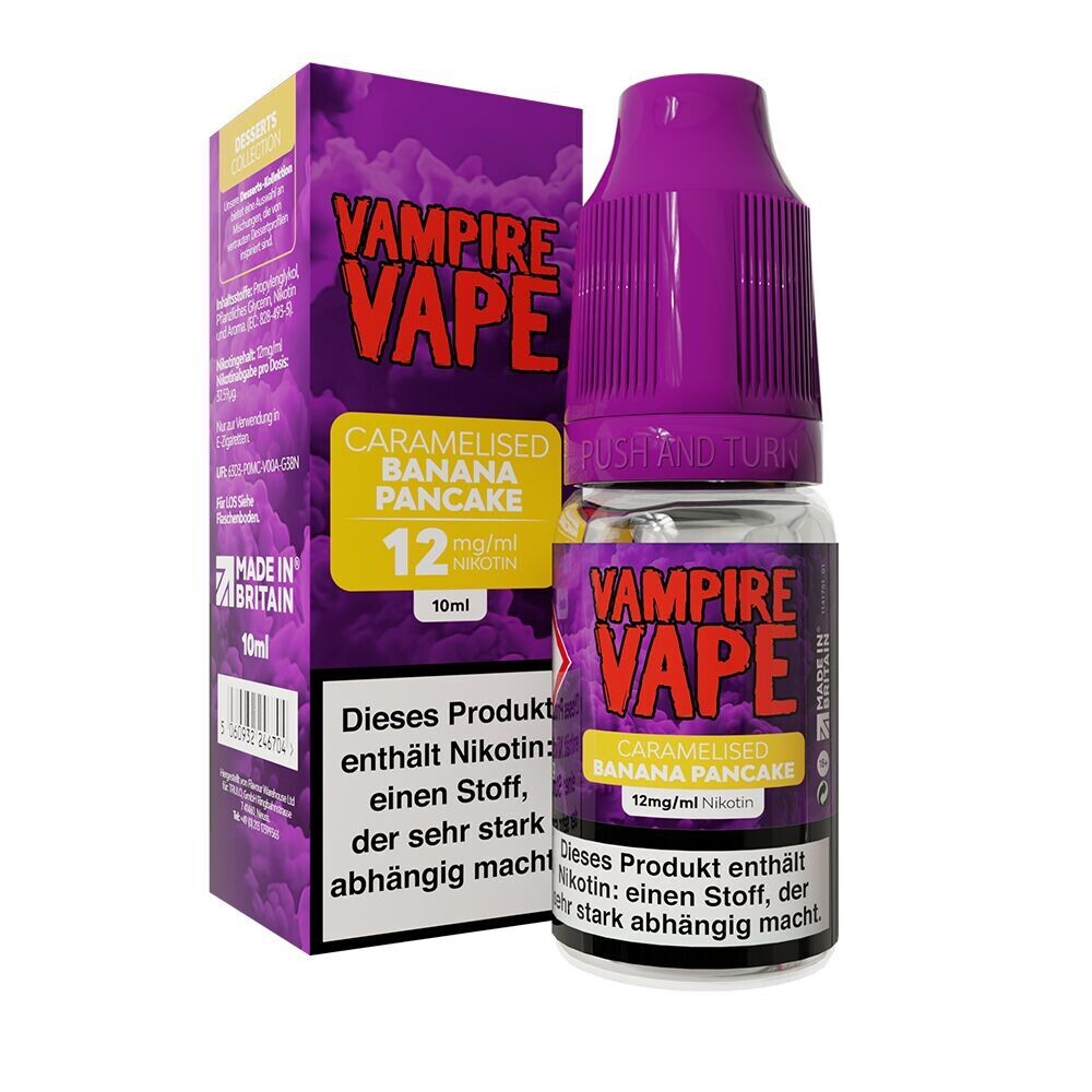 Liquid Caramelised Banana Pancake 12mg - Vampire Vape