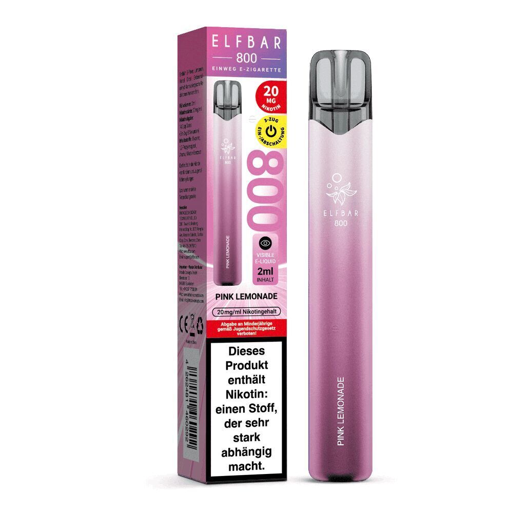 Elfbar 800 Pink Lemonade 20 mg | Einweg E-Shisha Elfbar 800 Pink Lemonade 20 mg | Einweg E-Shisha
