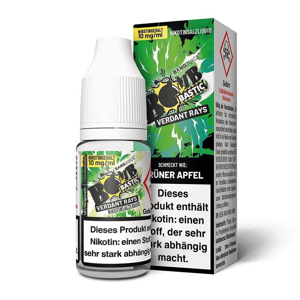 Liquid Bomb Bastic Verdant Rays 10mg Nikotin von Bang Juice