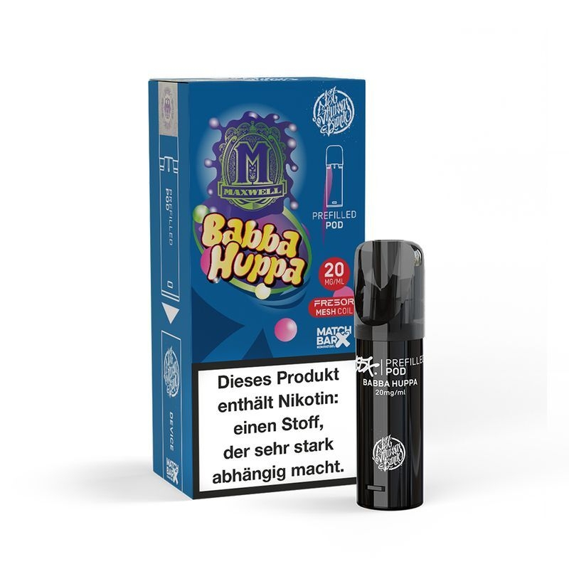 Babba Huppa mit 20mg Nikotin 187 Strassenbande Pods Babba Huppa mit 20mg Nikotin 187 Strassenbande Pods