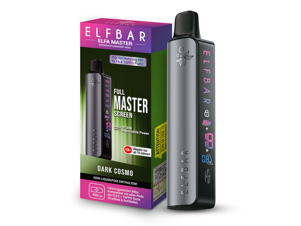 Elfbar Elfa Master Pod Kit - Dark Cosmo Elfbar Elfa Master Pod Kit - Dark Cosmo