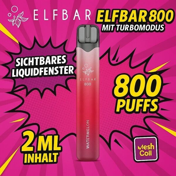 Elfbar 800 kaufen | Einweg E-Shisha 20 mg Nikotin Elfbar 800 kaufen | Einweg E-Shisha 20 mg Nikotin