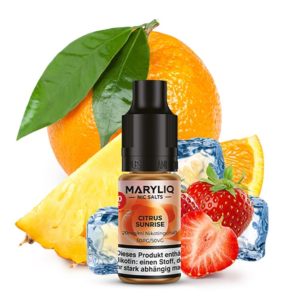 Liquid Maryliq Citrus Sunrise mit 20mg Nikotin von Maryliq by Lost Mary