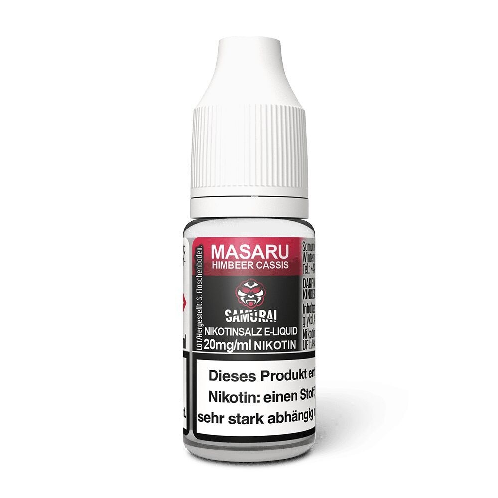 Liquid Masaru Himbeer Cassis 20mg - Samurai