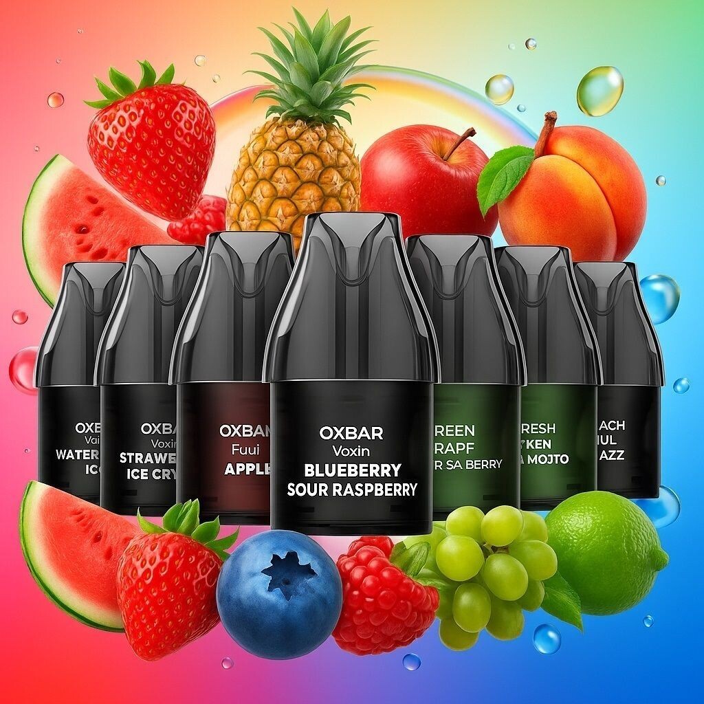 10 Liquid Pods und Akku - Oxbar Voxin Bundle