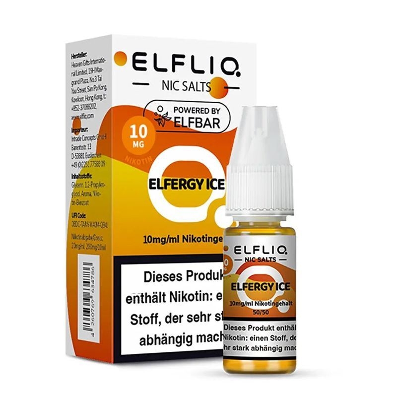 Liquid Elfergy Ice mit 10mg Nikotin von Elfliq by Elfbar Liquid Elfergy Ice mit 10mg Nikotin von Elfliq by Elfbar