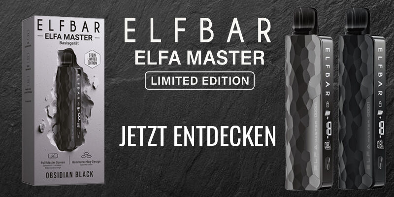 Elfbar Elfa Master Packungen mit Titel der limitierten version