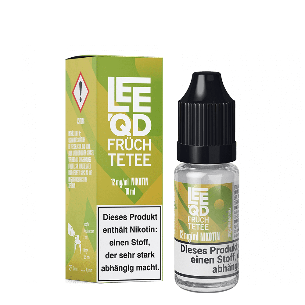 Liquid Crazy Früchtetee 12mg - Leeqd