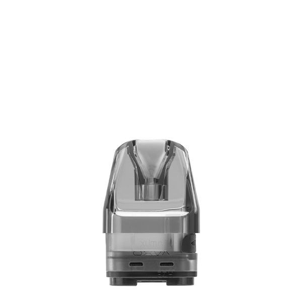 Oxva Xlim C Leerpod Oxva Xlim C Leerpod in transparentem Kunststoff, schwarz-grauer Basis mit sichtbaren Einfüllöffnungen und symmetrischem Design oben.