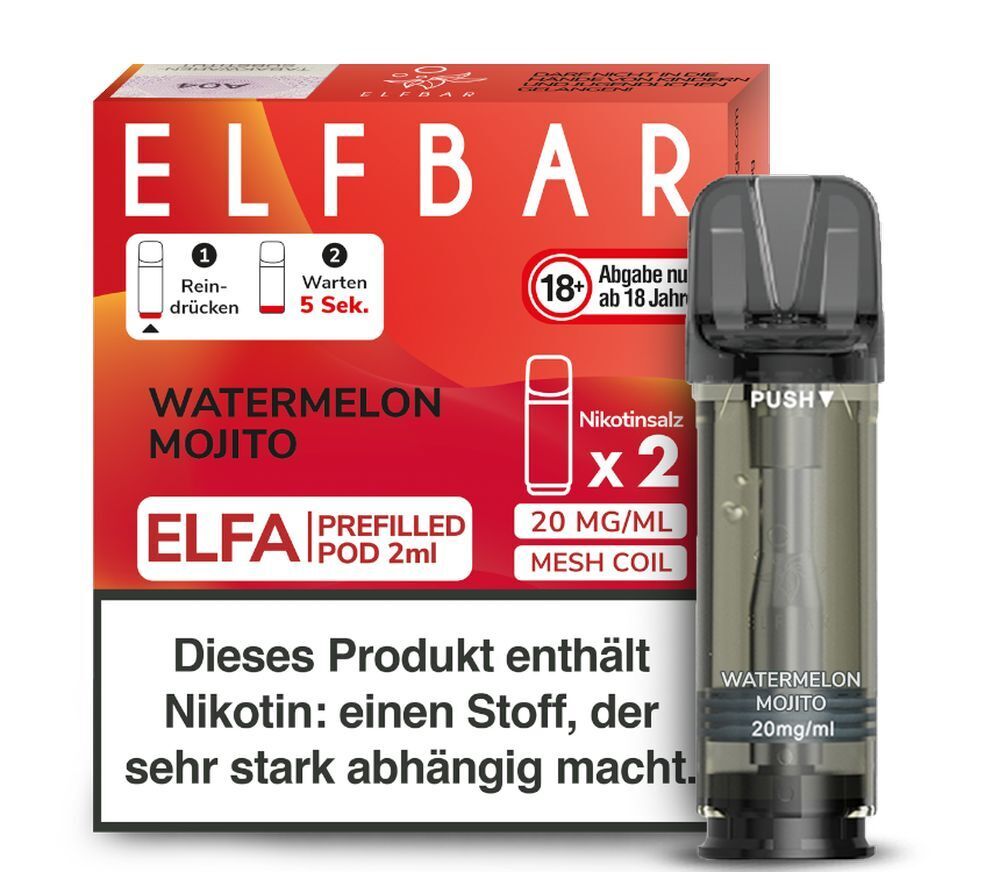 Pods Watermelon Mojito 20mg von Elf Bar Elfa