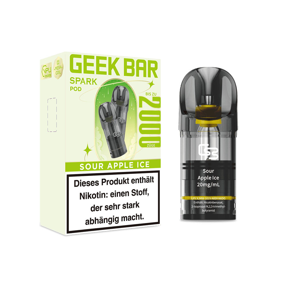 Geek Bar Pods - 20mg Nikotinsalz Geek Bar Pods - 20mg Nikotinsalz