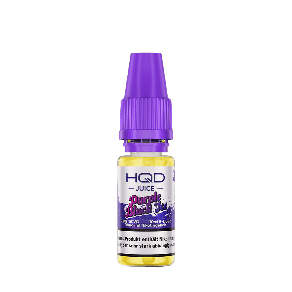 HQD322_2 HQD Juice Nikotinsalz Liquid - Purple Black Ice 18mg