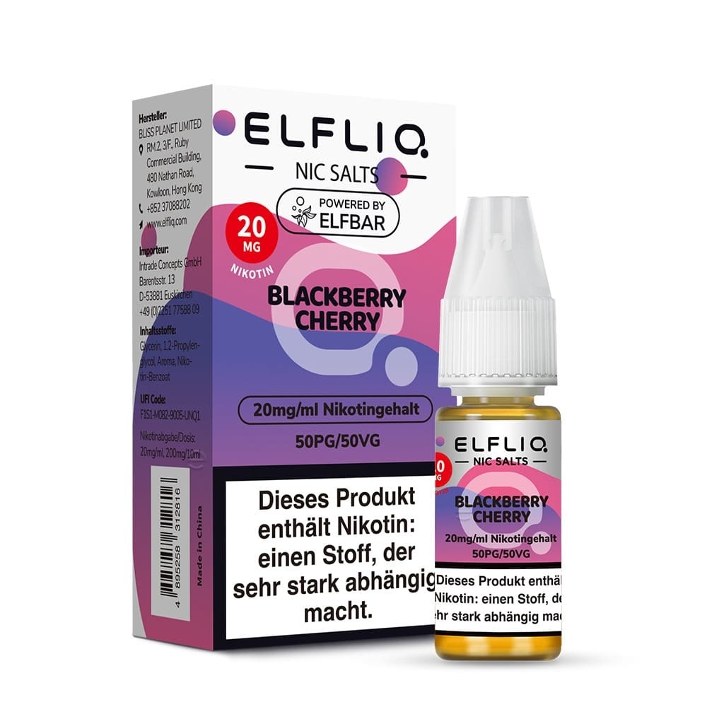 Elfliq Nikotinsalz - Blackberry Cherry 20mg