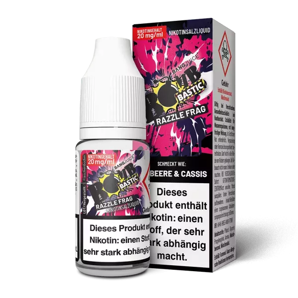 Bomb Bastic NikotinsalzRazzle Frag10ml von Bang Juice