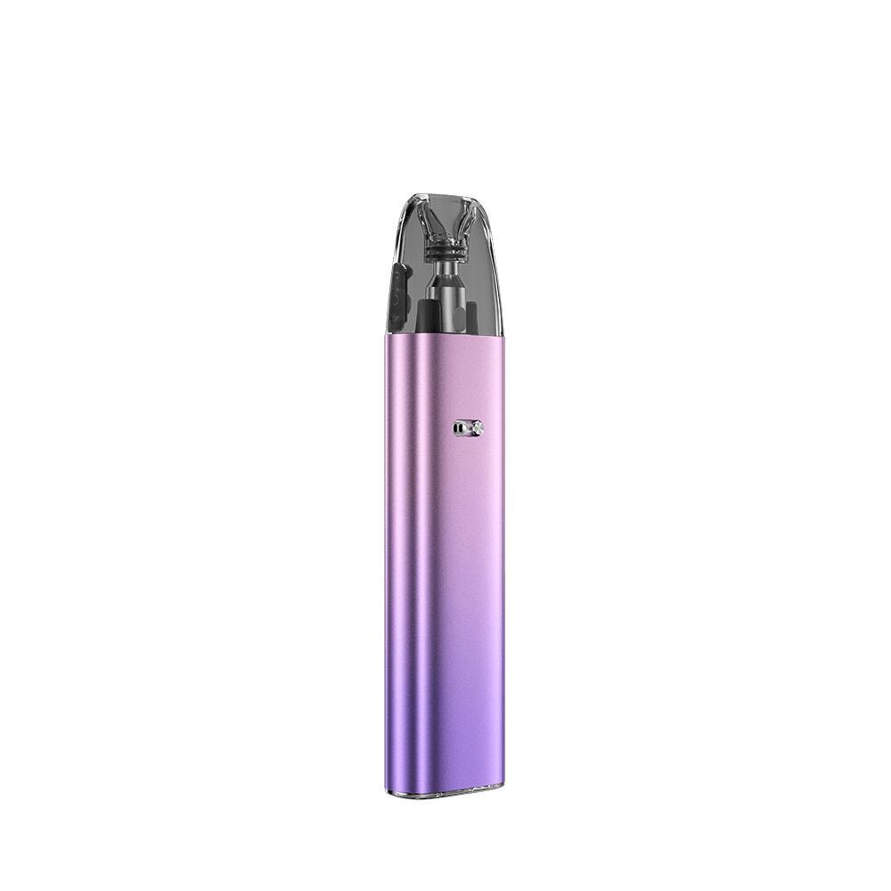 Voopoo Argus G2 Mini Pod Kit in Violet Pink mit glänzender Oberfläche und transparentem oberen Abschnitt für das Mundstück