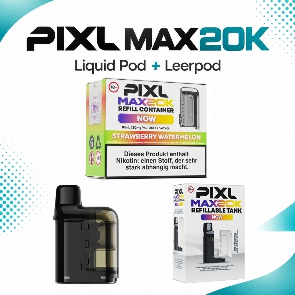 Pixl Max 20K Pods - Strawberry Watermelon 20mg