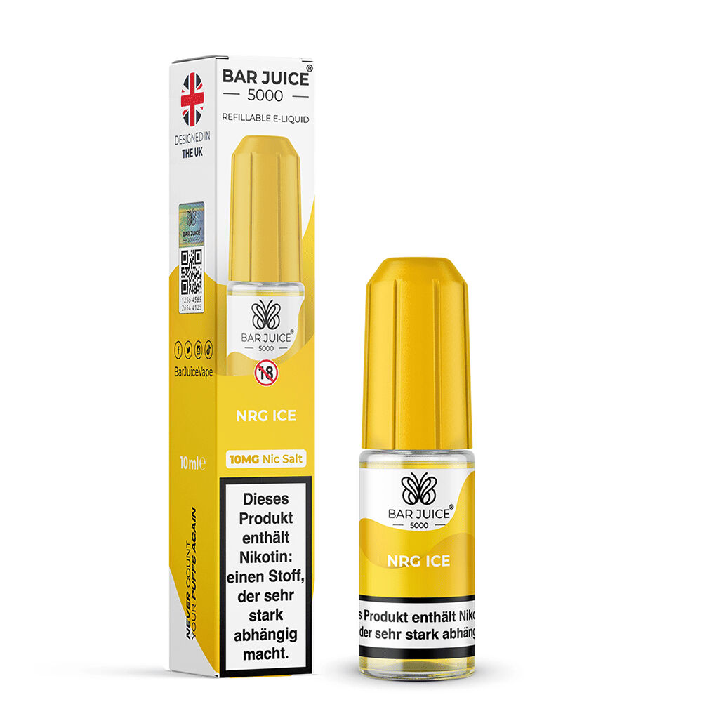 Bar Juice 5000 Nikotinsalz Liquid - NRG Ice Bar Juice 5000 Nikotinsalz Liquid - NRG Ice