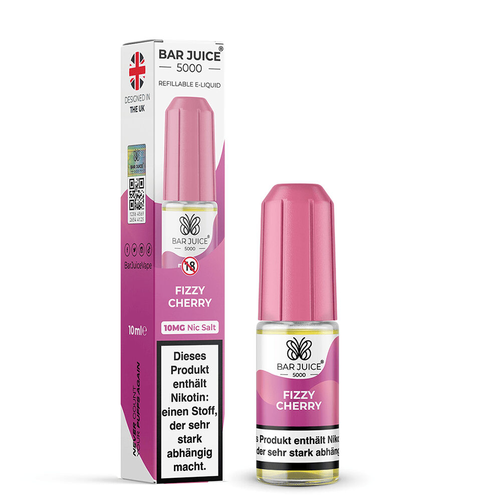Bar Juice 5000 Nikotinsalz Liquid - Fizzy Cherry Bar Juice 5000 Nikotinsalz Liquid - Fizzy Cherry