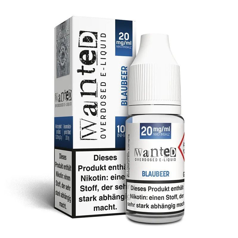 Wanted Overdosed 10ml Liquid Blaubeer 20mg