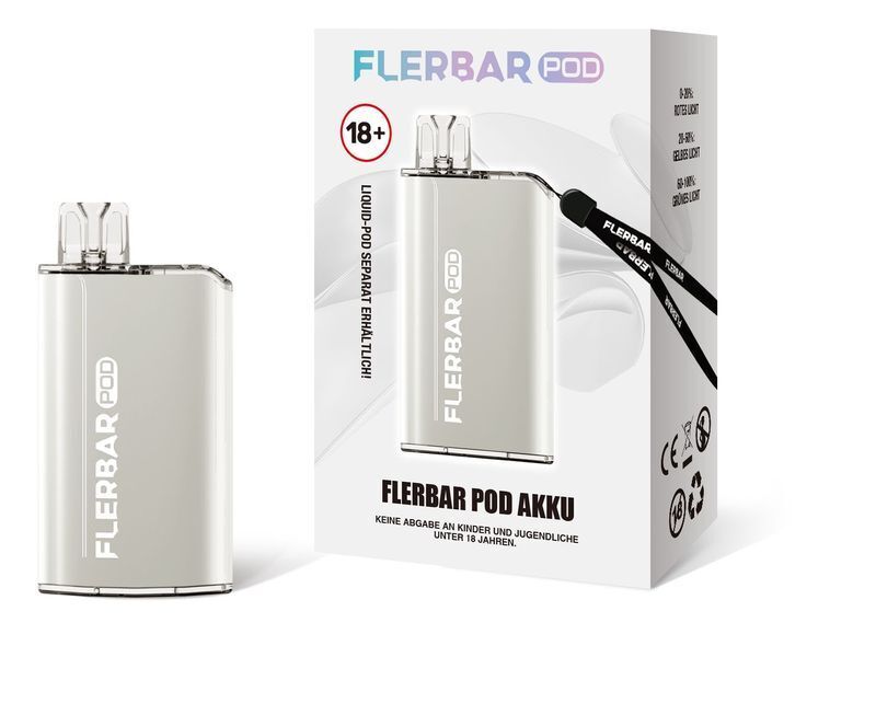 Flerbar Pod Akku Grau Prefilled Pod Kit