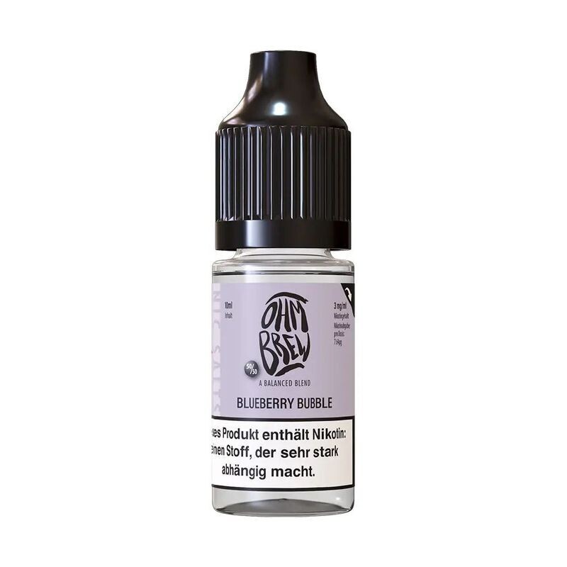 Liquid Blueberry Bubble mit 12mg Nikotin von Ohm Brew