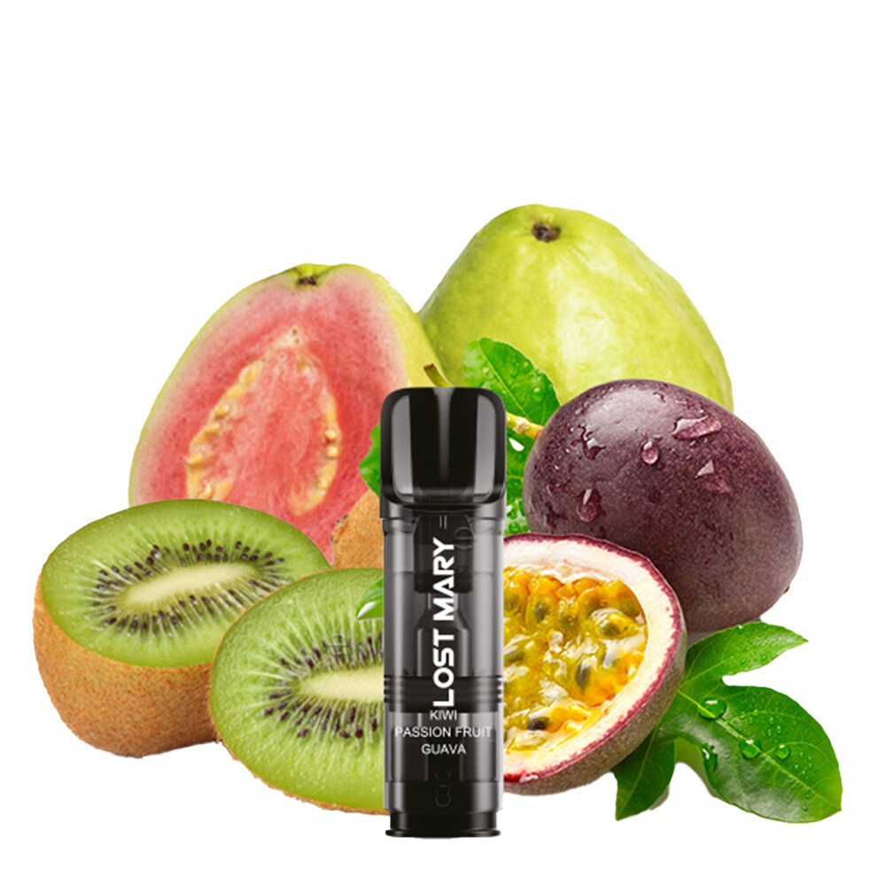 Kiwi Passion Fruit Guava 20mg - Lost Mary Tappo Pods
