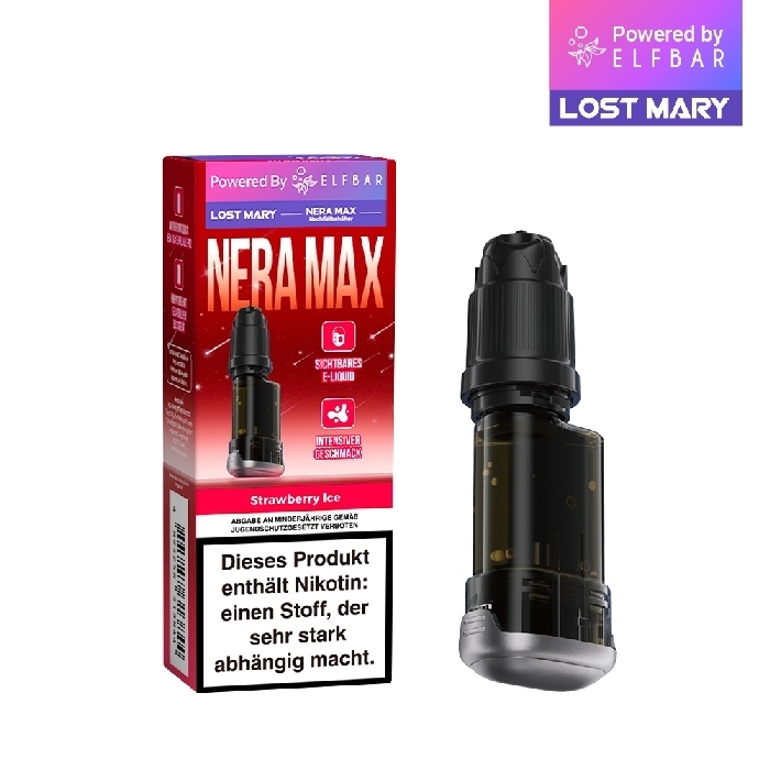 Lost Mary Nera Max 15K Pods - Strawberry Ice 20mg