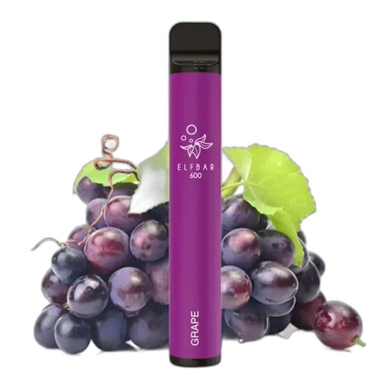 Elfbar 600 E-Shisha Grape mit 20mg Nikotin