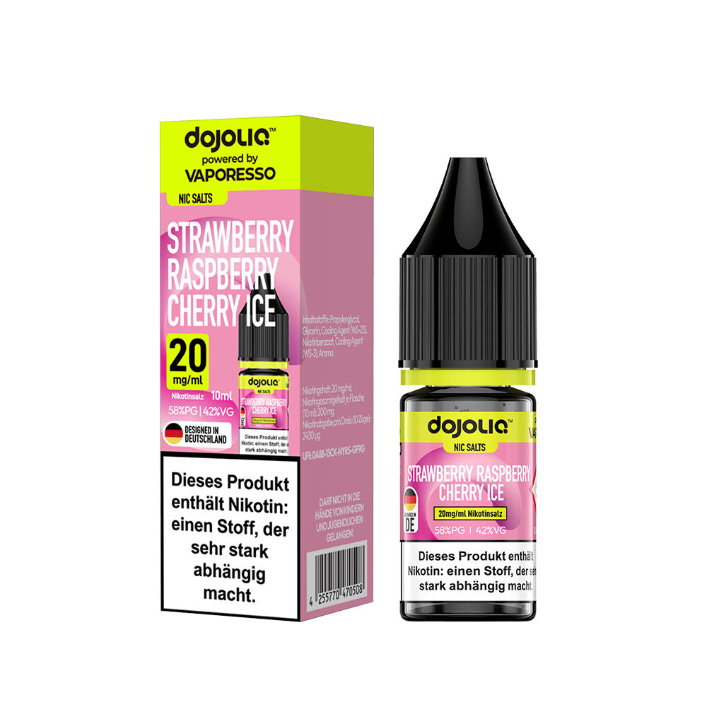 Vaporesso Dojoliq Nikotinsalz - Strawberry Raspberry Cherry Ice