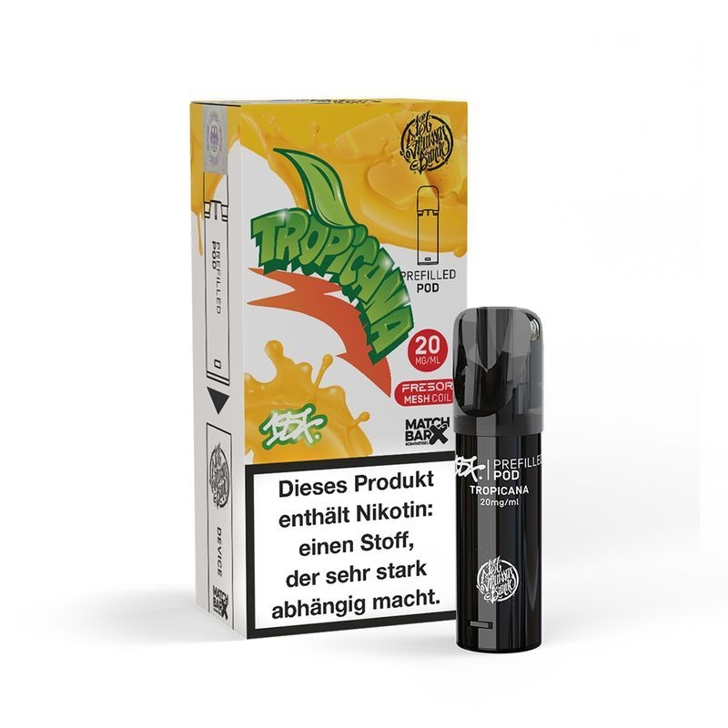Tropicana mit 20mg Nikotin 187 Strassenbande Pods Tropicana mit 20mg Nikotin 187 Strassenbande Pods