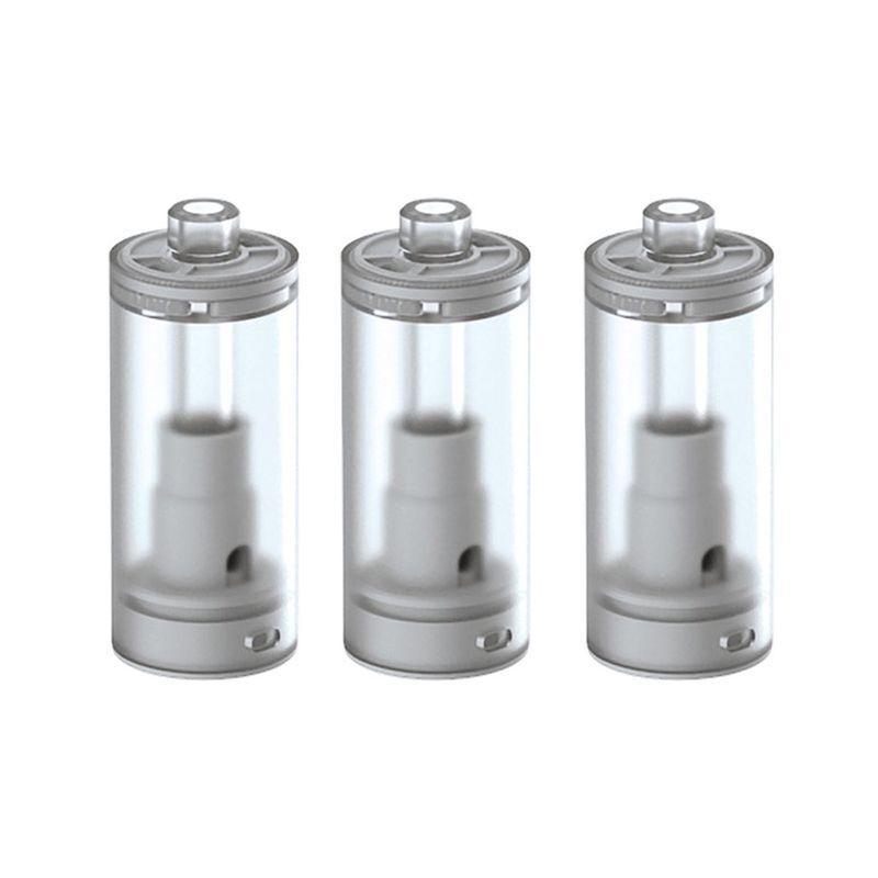 ZeepVape ZEEP 1,4ml 1,2 Ohm pods Drei transparente ZeepVape ZEEP 1,4ml 1,2 Ohm Pods nebeneinander mit silberfarbenen Kappen und Innenleben.