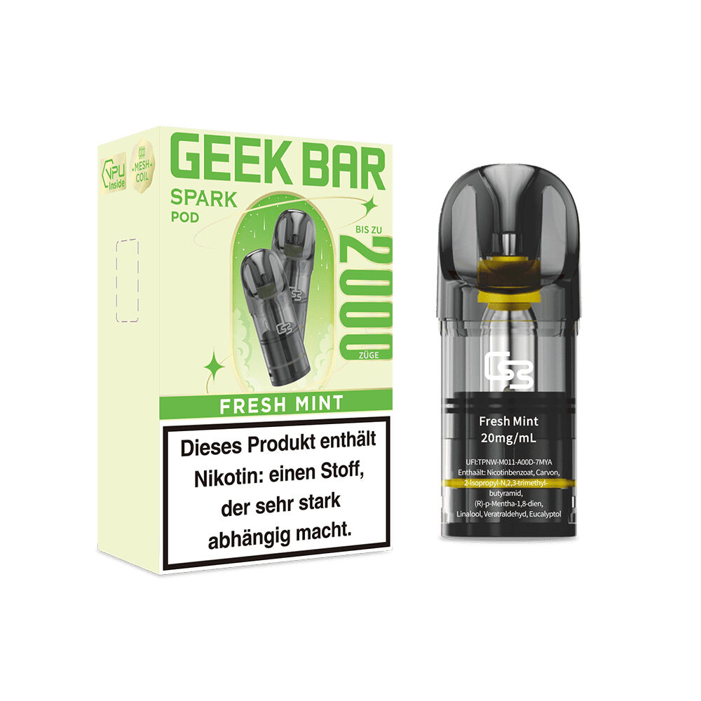 Geek Bar Pods - 20mg Nikotinsalz Geek Bar Pods - 20mg Nikotinsalz