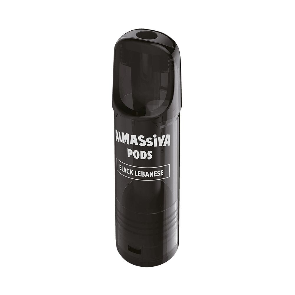 Black Lebanese 17mg - Al Massiva Pods, Flasche, Shaker