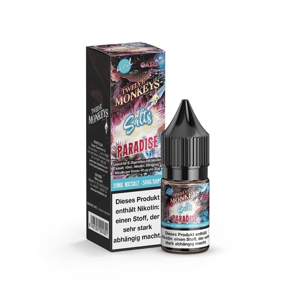 Liquid Paradise 20mg - Twelve Monkeys Liquid Paradise 20mg - Twelve Monkeys