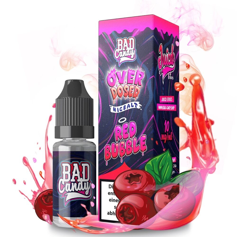 Liquid Red Bubble 20mg - Bad Candy Overdosed Liquid Red Bubble - Bad Candy Overdosed