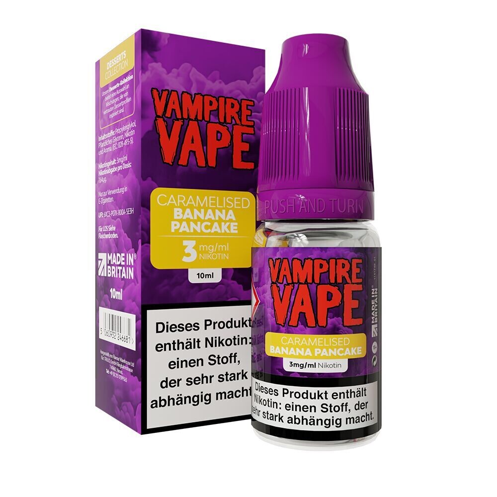 Liquid Caramelised Banana Pancake - Vampire Vape