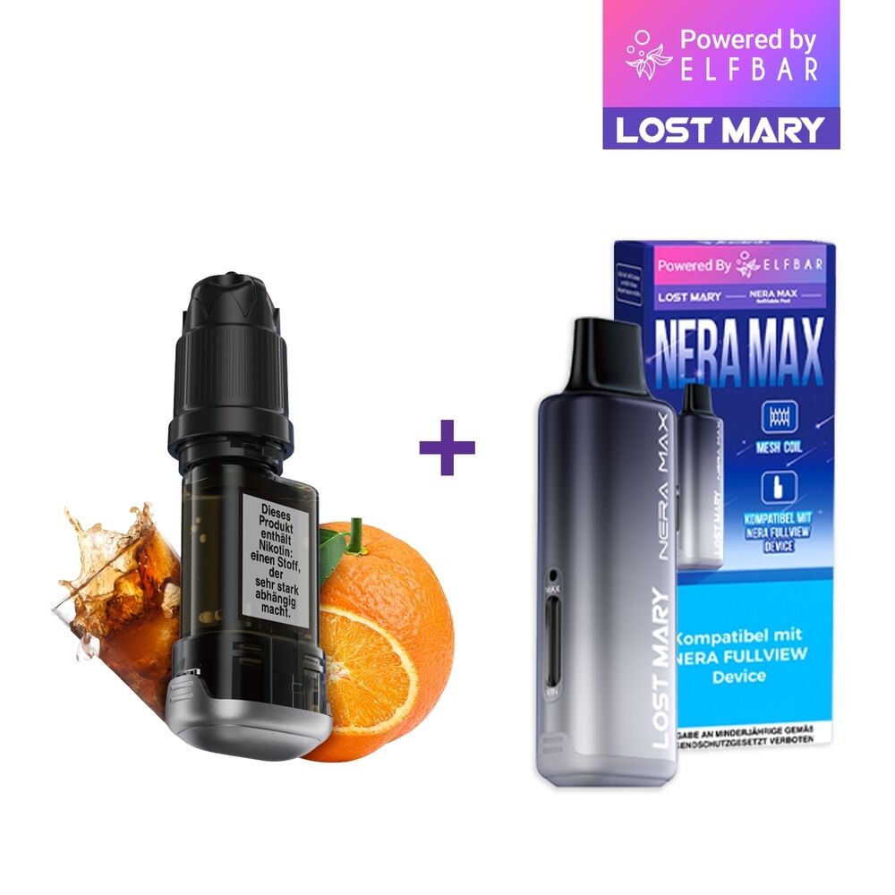 Lost Mary Nera Max 15K Pods - 20mg Nikotinsalz Lost Mary Nera Max 15K Pods - 20mg Nikotinsalz