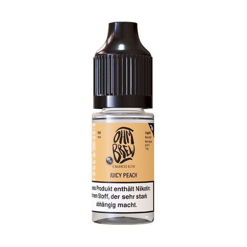 Liquid Juicy Peach 6mg Ohm Brew