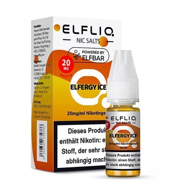 Liquid Elfergy Ice Elfliq by Elfbar mit 20mg Nikotin