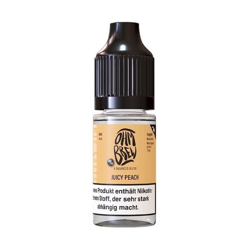 Ohm Brew Nikotinsalz - Juicy Peach Liquid Juicy Peach 6mg - Ohm Brew Nikotinsalz