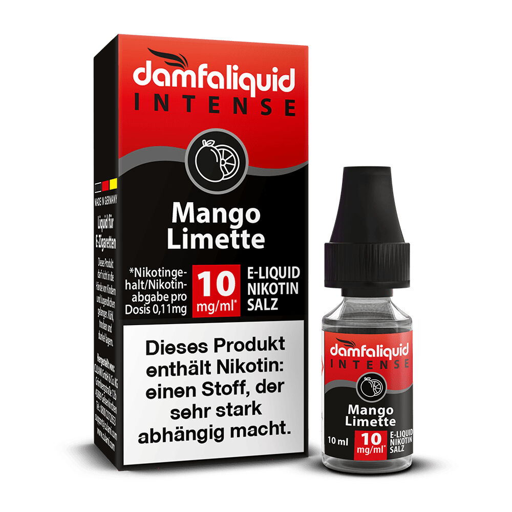 Damfaliquid Intense Nikotinsalz - Mango Limette Damfaliquid Intense Nikotinsalz - Mango Limette